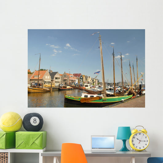 Harbor of Urk Wall Mural