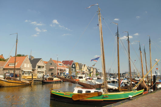 Harbor of Urk Wall Mural
