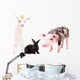 Young Farm Animals Wall Decal