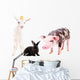 Young Farm Animals Wall Decal