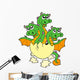 Little Three Headed Dragon in Egg Wall Decal