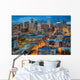 Denver City Skyline Dusk Wall Decal