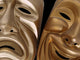 Comedy and Tragedy Masks Wall Mural