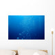 Bubbles in the sea Wall Mural