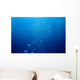 Bubbles in the sea Wall Mural