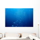 Bubbles in the sea Wall Mural