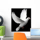White Dove in Flight 1 Wall Mural