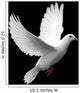 White Dove in Flight 1 Wall Mural