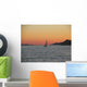 sailing a summer evening Wall Mural