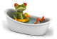 Grenouille dans son bain Wall Decal