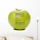 Apple Nutrition Facts Wall Decal