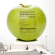 Apple Nutrition Facts Wall Decal