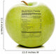 Apple Nutrition Facts Wall Decal