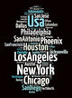 United States Cities Wall Decal