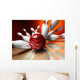 Fun 3D Render Bowling Wall Mural