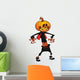 Jack-o-lantern Halloween Scarecrow Wall Decal