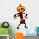 Jack-o-lantern Halloween Scarecrow Wall Decal
