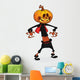 Jack-o-lantern Halloween Scarecrow Wall Decal