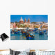 Traditional Eyed Colorful Boats Wall Decal