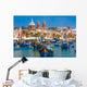 Traditional Eyed Colorful Boats Wall Decal