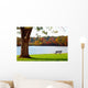 Bench with Wall Mural
