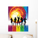 Disco Wall Mural