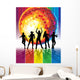Disco Wall Mural