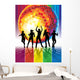 Disco Wall Mural