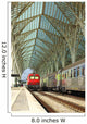 Modern train station in Lisbon, Portugal. Wall Mural