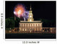 Independence Hall Fireworks Wall Mural
