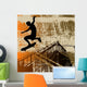 Skateboy Grunge Wall Mural