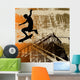 Skateboy Grunge Wall Mural