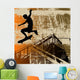 Skateboy Grunge Wall Mural