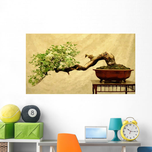 bonsai tree wall decal Bonsai Tree Wall Mural – Wallmonkeys
