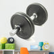 Dumb bell Wall Decal