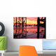 Brighton Sunset from below Wall Decal
