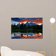Fire over Mountain Wall Decal