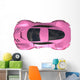 Conceptual Pink Racing Car Wall Decal