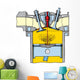 Internal Combustion Engine Wall Decal