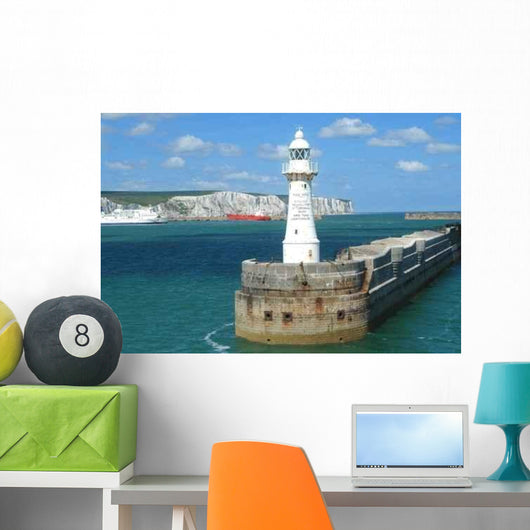 Dover Hafeneinfahrt Wall Decal