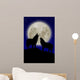 Wlfe Vor Dem Mond Wall Decal