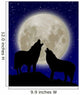 Wlfe Vor Dem Mond Wall Decal