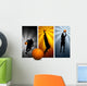 Basketball Players Wall Decal