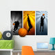 Basketball Players Wall Decal