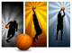 Basketball Players Wall Decal