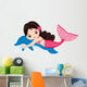 Little Mermaid with Dolphin Wall Decal