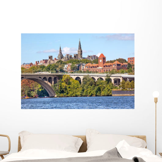 Key Bridge Georgetown University Wall Decal