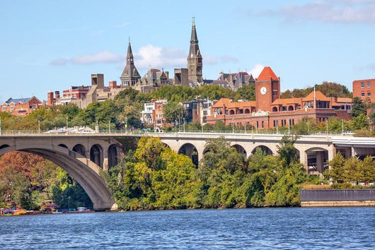 Key Bridge Georgetown University Wall Decal