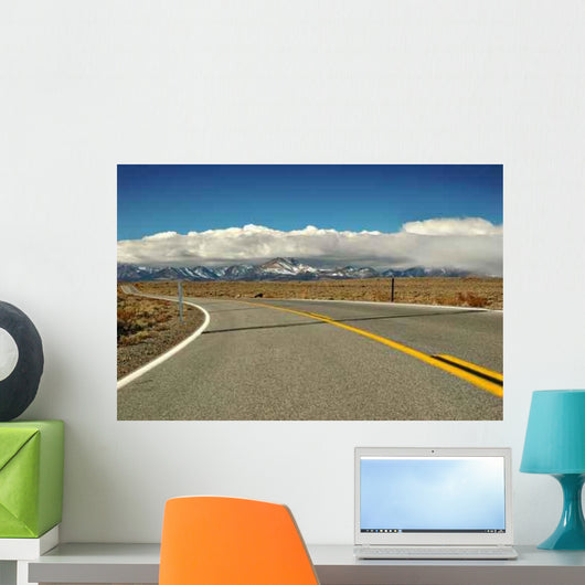 Desert Mountain Road Wall Decal