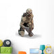 Crouched Horror Monster Wall Decal